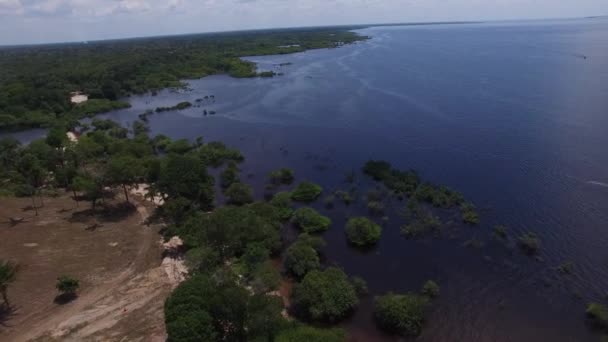 Amazon River, Manaus, Βραζιλία — Αρχείο Βίντεο