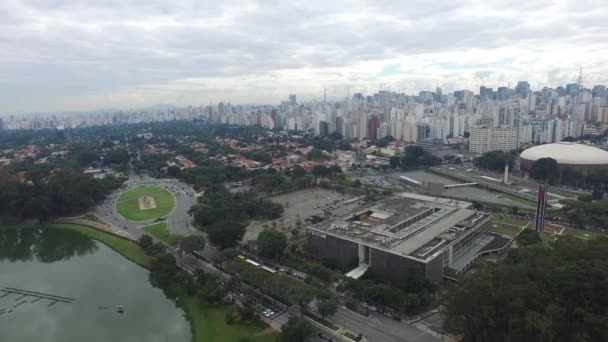 Skyline di San Paolo, Brasile — Video Stock