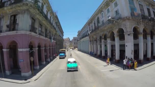 Havana, Küba'da sürüş — Stok video