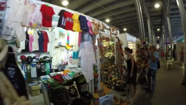 Havana Craft en Souvenir markt — Stockvideo