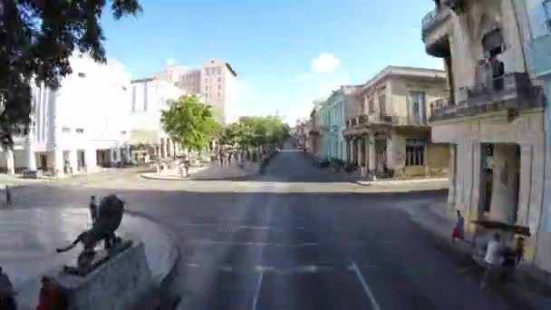 Havana, Küba'da sürüş — Stok video