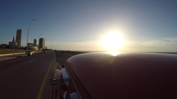 Condusul în Havana, Cuba — Videoclip de stoc