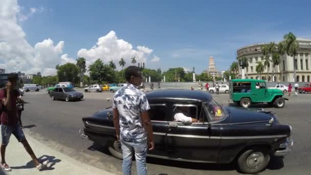 Streets in Old Havana, Cuba — Stock Video