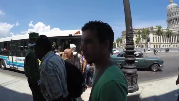 Rues en Vieille Havane, Cuba — Video