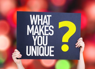 Benzersiz kılan nedir? tasarlamak