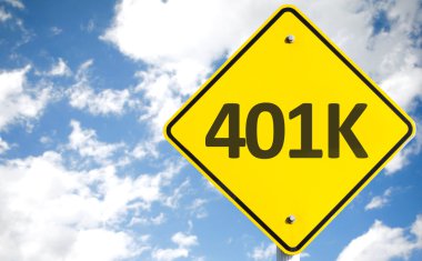 401K road sign clipart