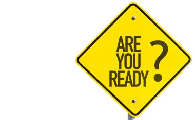 Are You Ready? sign clipart