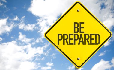 Be Prepared sign clipart