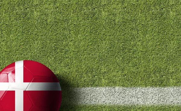 Ball with Denmark flag — Stock Photo, Image