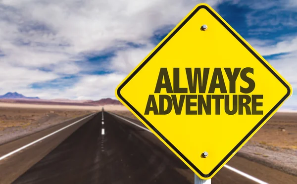 Always Adventure sign — Stock Photo, Image