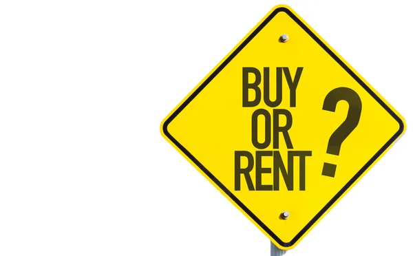 Buy Or Rent? sign — Stock Photo, Image