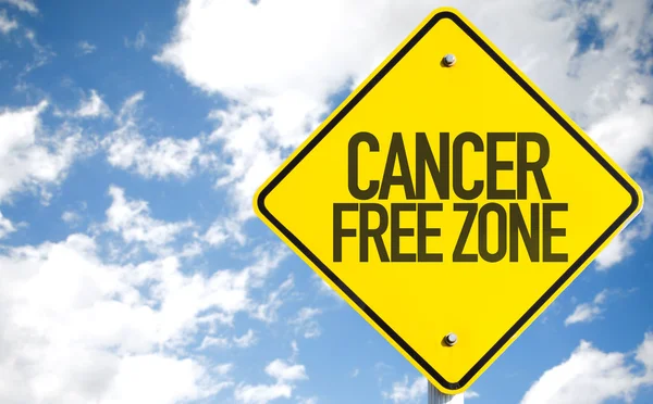 Znak raka Free Zone — Zdjęcie stockowe