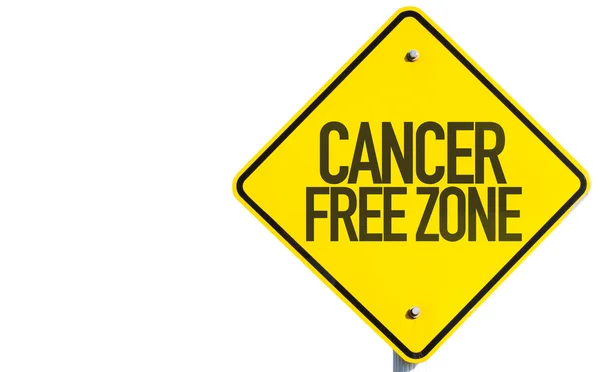 Segno zona libera da cancro — Foto Stock