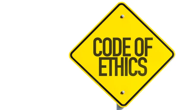 Signo del código de ética — Foto de Stock