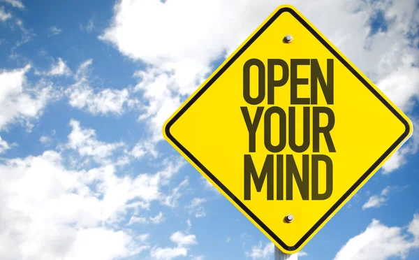 Open Your Mind sign — Stock Photo, Image