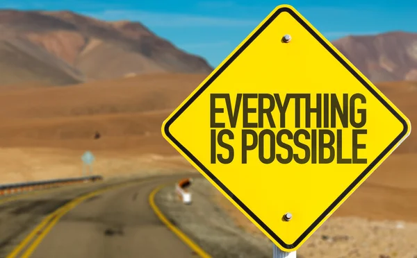 Everything Is Possible sign — Stock Photo, Image