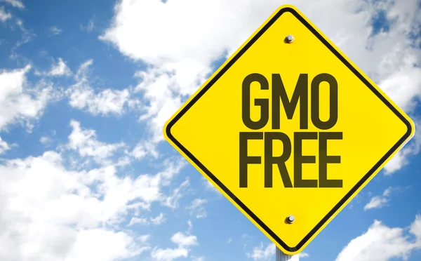 Signo livre de OGM — Fotografia de Stock
