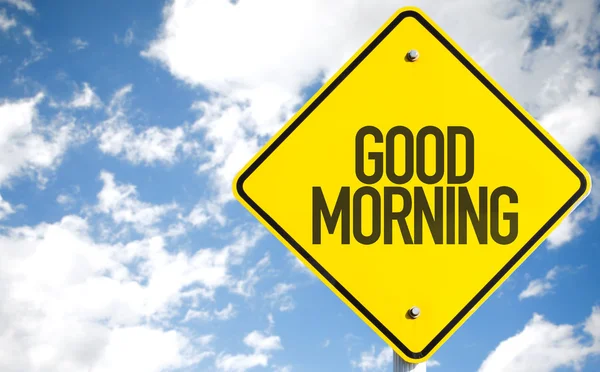 Good Morning sign — Stock Photo, Image