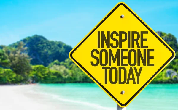 Inspire Someone Today sign — Stock Photo, Image