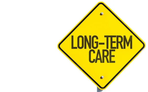 Signo de cuidado a largo plazo — Foto de Stock