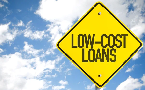 Low-Cost Loans sign — Stock Photo, Image