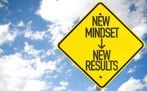 New Mindset - New Results sign — Stock Photo, Image