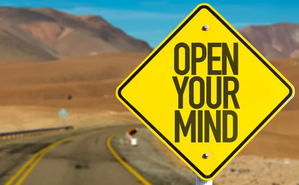 Open Your Mind teken — Stockfoto