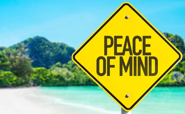 Segno della pace della mente — Foto Stock