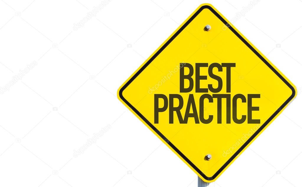 Best Practice sign