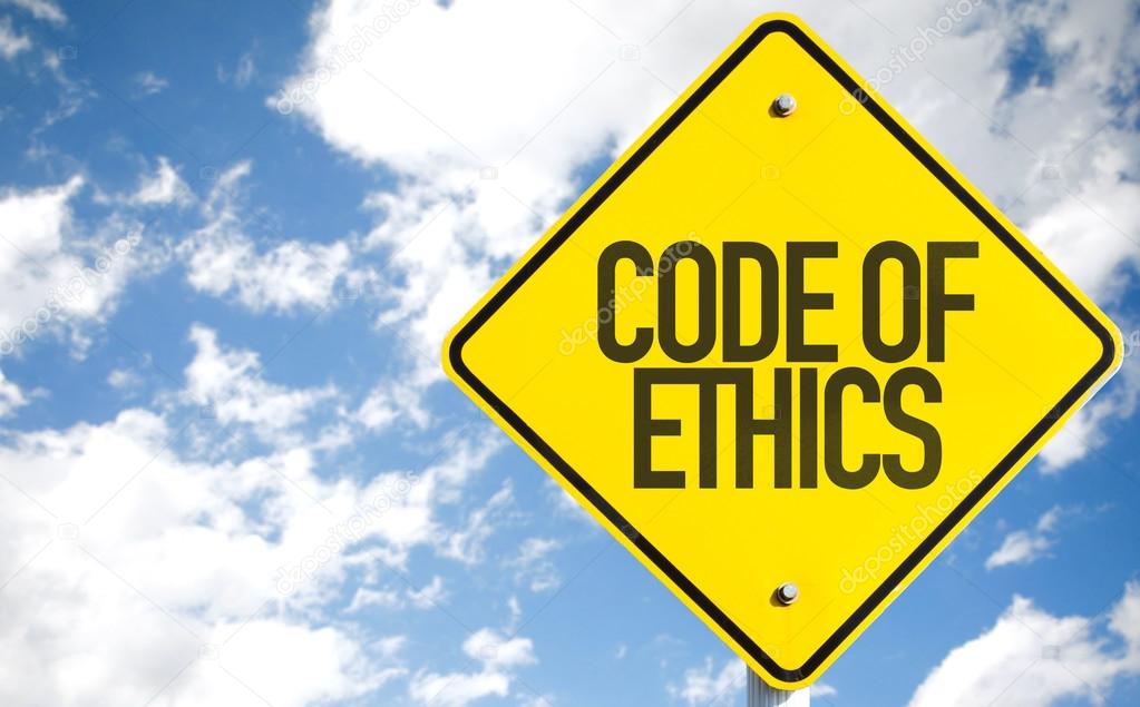 Code of Ethics sign