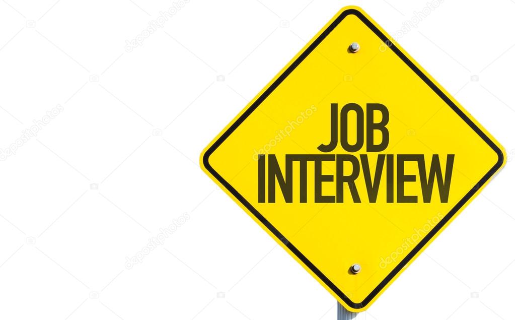 Job Interview sign
