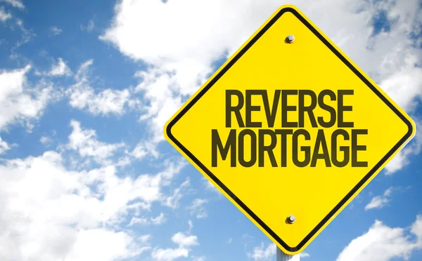 Reverse Mortgage sign — Stock Photo, Image