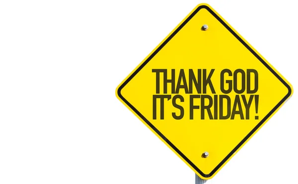 Thank God It's Friday sign — Stock Photo, Image