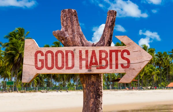 Good Habits arrow — Stock Photo, Image