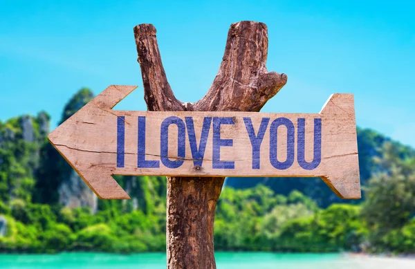 I Love You arrow — Stock Photo, Image