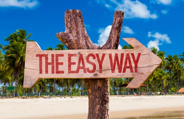 La freccia Easy Way — Foto Stock