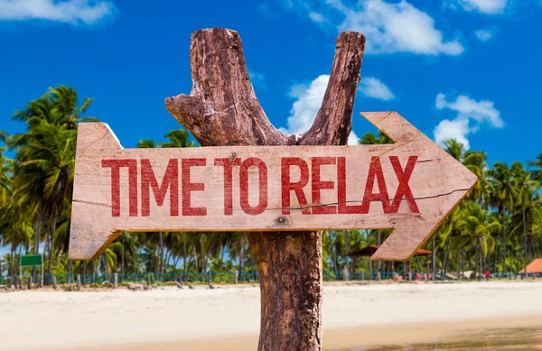 Time to Relax arrow — Stock Photo, Image