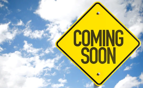 Coming Soon sign — Stock Photo, Image