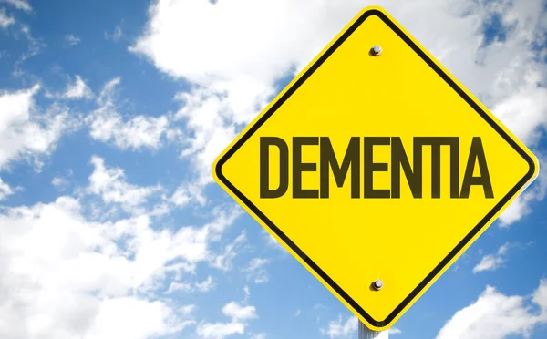 Señal de texto de demencia — Foto de Stock