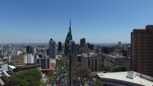 Praca da Bandeira, Belo Horizonte — Stockvideo