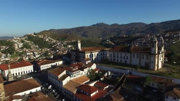 Ouro Preto città, Brasile — Video Stock
