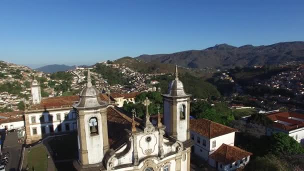 Ouro Preto'daki şehir, Brezilya — Stok video