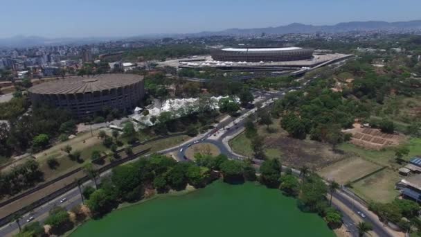 Lagoa da Pampulha en Belo Horizonte — Vídeo de stock