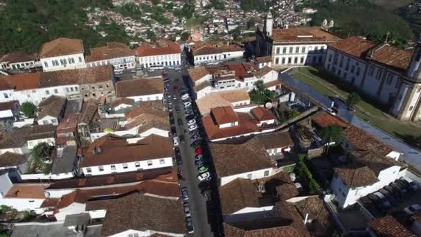 Πόλη Ouro Preto, Βραζιλία — Αρχείο Βίντεο