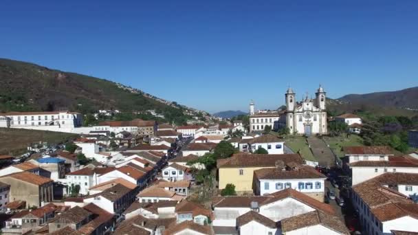 Ouro Preto ciudad, Brasil — Vídeo de stock