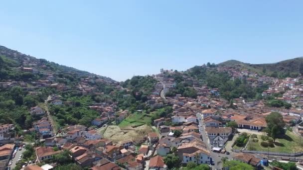 Ouro Preto'daki, Minas Gerais — Stok video