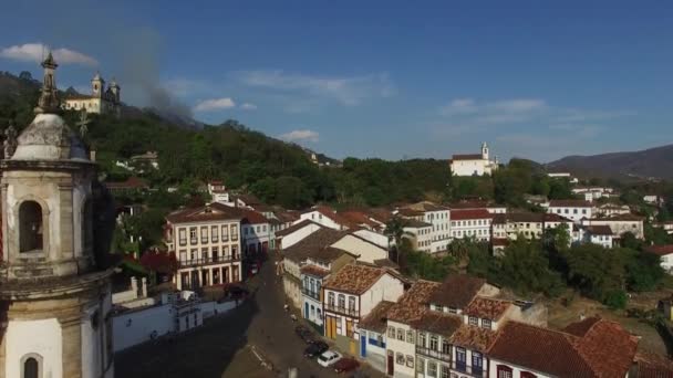 Igreja Nossa Senhora Rosario dos Pretos Kościół — Wideo stockowe