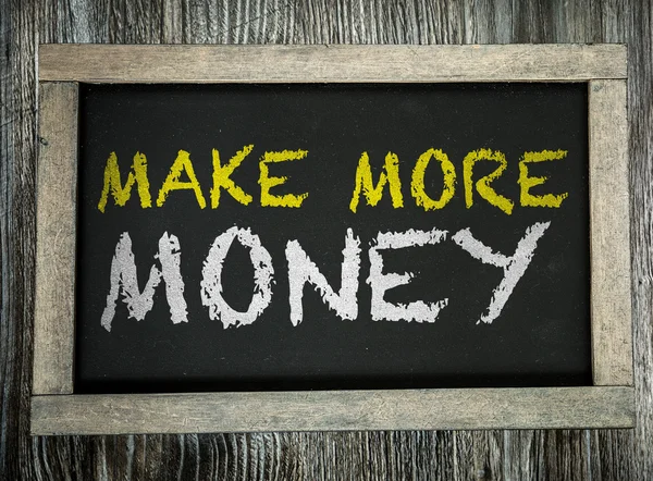 Make Money Money on chalkboard — Stock Photo, Image