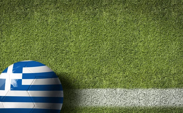 Greece Ball in field — Stock Photo, Image