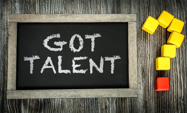 Got Talent? on chalkboard — Stock Photo, Image